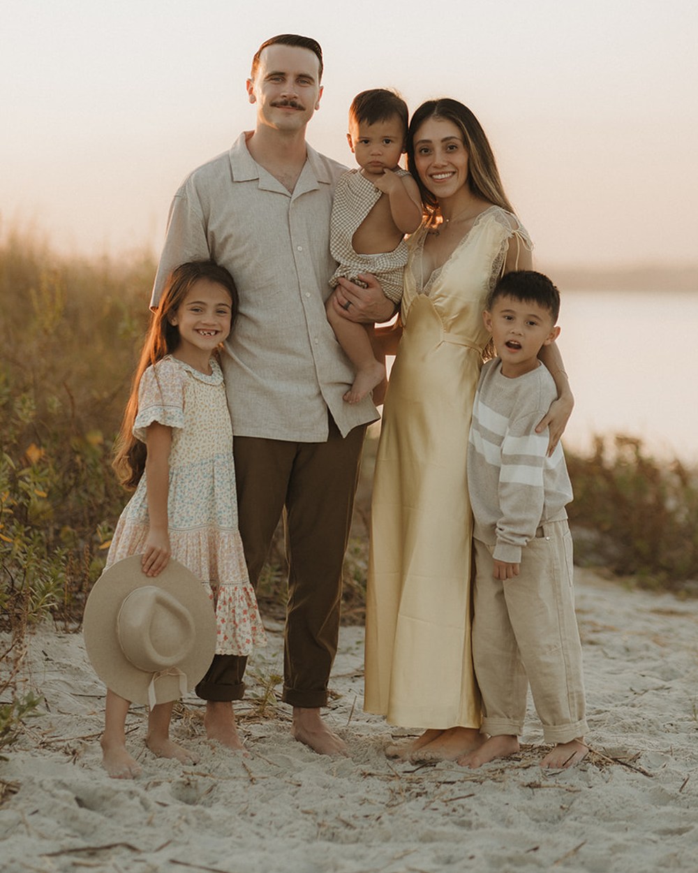 Lilieth and Kevin Stearns with their three children