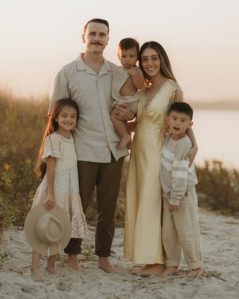 Lilieth and Kevin Stearns with their three children